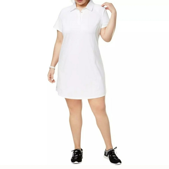white sporty dress